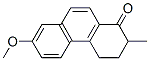 7-methoxy-2-methyl-3,4-dihydro-2H-phenanthren-1-one Structure