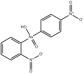 (2-nitrophenyl)-(4-nitrophenyl)arsinic acid Struktur