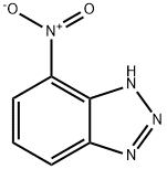 4-ニトロ-1H-ベンゾトリアゾール 化学構造式
