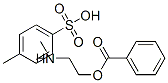 2-methylaminoethyl benzoate, 4-methylbenzenesulfonic acid Structure