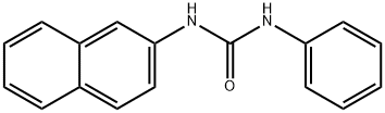 1-naphthalen-2-yl-3-phenyl-urea Struktur