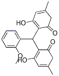 3-hydroxy-2-[(2-hydroxy-4-methyl-6-oxo-1-cyclohexa-1,3-dienyl)-(2-meth oxyphenyl)methyl]-5-methyl-cyclohexa-2,4-dien-1-one Structure