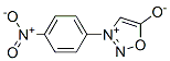 3-(4-ニトロフェニル)シドノン 化学構造式