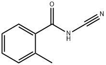 Benzamide, N-cyano-2-methyl- (9CI) Structure