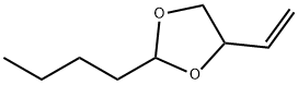1,3-Dioxolane,  2-butyl-4-ethenyl- Struktur