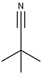 Trimethylacetonitrile Structure