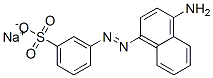 sodium m-[(4-amino-1-naphthyl)azo]benzenesulphonate Structure