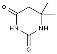 6,6-diMethyldihydropyriMidine-2,4(1H,3H)-dione 化学構造式