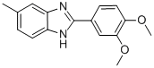 2-(3,4-DIMETHOXYPHENYL)-5-METHYL-1H-BENZIMIDAZOLE Structure