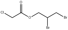 Chloroacetic acid 2,3-dibromopropyl ester Structure