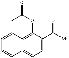 1-acetyloxynaphthalene-2-carboxylic acid Structure