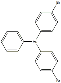 bis(4-bromophenyl)-phenyl-arsane Structure