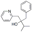 3-methyl-1-phenyl-2-(pyridin-2-ylmethyl)butan-2-ol 化学構造式