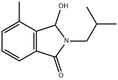 1H-Isoindol-1-one, 2,3-dihydro-3-hydroxy-4-methyl-2-(2-methylpropyl)- (9CI)|