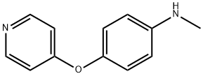 Benzenamine, N-methyl-4-(4-pyridinyloxy)- (9CI) 结构式