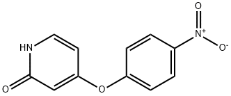 4-(4-硝基苯氧基)吡啶-2(1H)-酮, 630125-61-0, 结构式