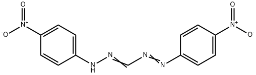 1,5-Bis(4-nitrophenyl)formazan Struktur