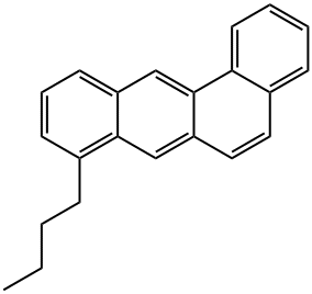 8-Butylbenz[a]anthracene Struktur