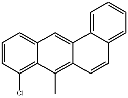 8-Chloro-7-methylbenz[a]anthracene Structure