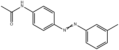 N-(4-((3-Methylphenyl)azo)phenyl)acetamide Struktur