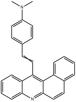 12-[p-(Dimethylamino)styryl]benz[a]acridine Structure