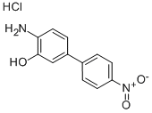 4-Amino-4'-nitro-3-biphenylol hydrochloride Structure