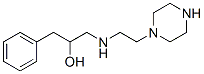 1-phenyl-3-(2-piperazin-1-ylethylamino)propan-2-ol Structure
