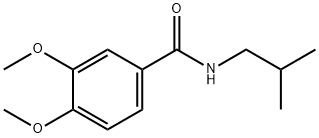 3,4-dimethoxy-N-(2-methylpropyl)benzamide Structure