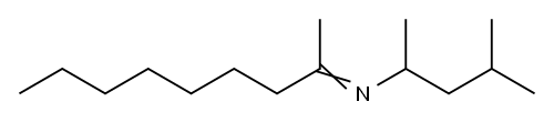 N-(4-methylpentan-2-yl)nonan-2-imine Structure