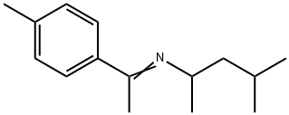 N-(4-methylpentan-2-yl)-1-(4-methylphenyl)ethanimine Structure