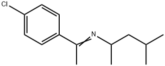 1-(4-chlorophenyl)-N-(4-methylpentan-2-yl)ethanimine Structure