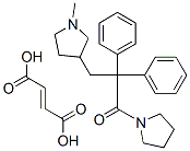 but-2-enedioic acid, 3-(1-methylpyrrolidin-3-yl)-2,2-diphenyl-1-pyrrol idin-1-yl-propan-1-one Struktur