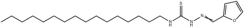 1-(2-furylmethylideneamino)-3-hexadecyl-thiourea Structure