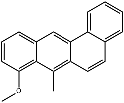 8-Methoxy-7-methylbenz[a]anthracene Struktur