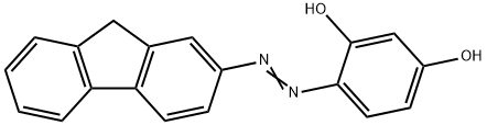 FLUORENE-2-AZO-2',4'-DIHYDROXYBENZENE Structure