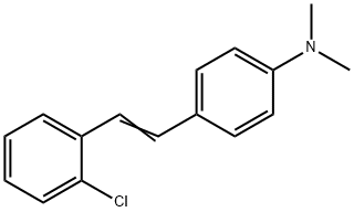 2'-クロロ-N,N-ジメチルスチルベン-4-アミン 化学構造式
