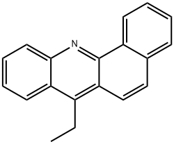 7-Ethylbenz[c]acridine Struktur