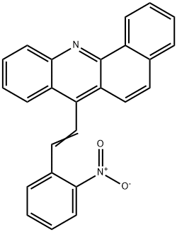 7-(o-Nitrostyryl)benz[c]acridine Structure