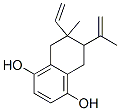 5,6,7,8-Tetrahydro-7-isopropenyl-6-methyl-6-vinyl-1,4-naphthalenediol Struktur