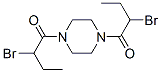 2-bromo-1-[4-(2-bromobutanoyl)piperazin-1-yl]butan-1-one Structure