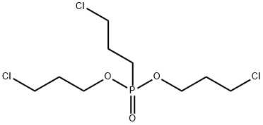 1-chloro-3-(3-chloropropoxy-(3-chloropropyl)phosphoryl)oxy-propane Structure