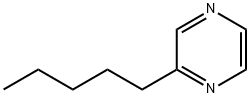 2-ペンチルピラジン 化学構造式