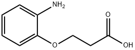 3-(2-氨基苯氧基)丙酸 ,6303-99-7,结构式