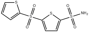 5-(THIEN-2-YLSULFONYL)THIOPHENE-2-SULFONAMIDE Struktur
