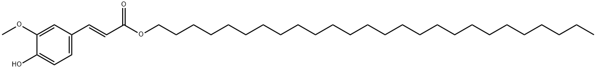 (E)-阿魏酸二十六烷基酯, 63034-29-7, 结构式