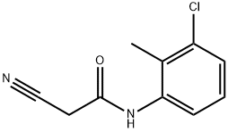 N-(3-CHLORO-2-METHYL-PHENYL)-2-CYANO-ACETAMIDE Struktur
