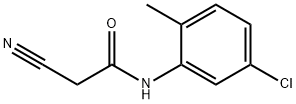 乙酰胺,N-(5-氯-2-甲基苯基)-2-氰基-, 63034-97-9, 结构式