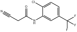 乙酰胺,N-[2-氯-5-(三氟甲基)苯基]-2-氰基-,63034-98-0,结构式