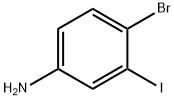 BENZEN胺, 4-溴-3-碘- 结构式