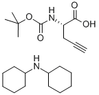 BOC-L-2-炔丙基甘氨酸 二环己基铵盐,63039-49-6,结构式